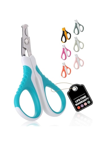 Cat Nail Clipper, Kitten Nail Trimmers, Pet Nail Cutter (Blue)