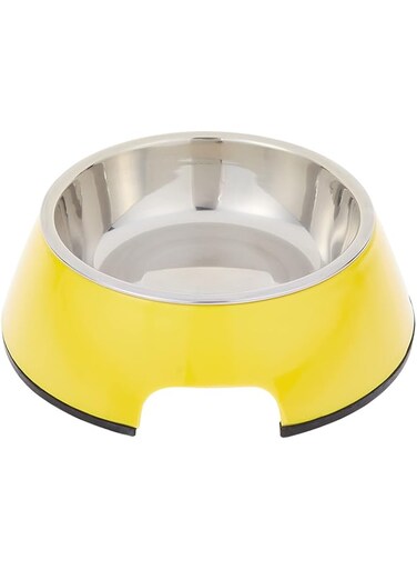 Nutrapet Mustard Yellow Small Round Bowl
