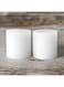 SIHIYA LIFE Set of 2 White Pillar Candles  3 x 3inch   Unscented &amp; Dripless Candles for Decor, Events, Restaurants   Natural Wax with Cotton Wicks   40 hrs/candle Burn Time (White, 3 x 3 inches)