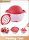 Pomegranate Peeling Tool, Quick Arils Remover &amp; Deseeder Non-Slip Kitchen Gadget for Easy Pomegranate Prep