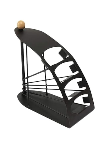 Dubai Gallery Metal Remote Organizer Black/Beige