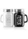 URbazaar Salt and Pepper Shakers Set Portable,Glass Spice Shakers Seasoning Container for Home 2 Pcs Set,Spice Dispenser Refillable Jars Shaker Seasoning Cans Perfect for Seasoning (C)