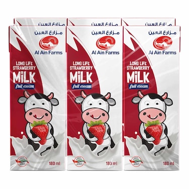 Al Ain Strawberry Milk, 180ml