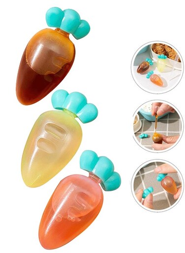Condiment Squeeze Bottles,Dressing Containers For Lunch Box   Travel Sauce Squeeze Bottle Sauce Bottles, Oil, Soy Sauce Sauce Containers