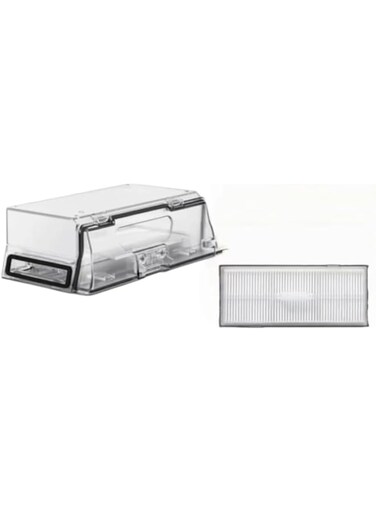 Replacement Vacuum Cleaner Dust Bin Box Container Accessories + HEPA Filter for Roborock S7 / T7S / T7S PLUS / G10
