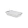 Hotpack Aluminium Container 8389, 890 Ml, 10 Pieces, Large Foil Food Pans For Roasting And Baking, Retains Heat For Fresh Takeaway And Home Meal Prep, Includes Secure Lids.