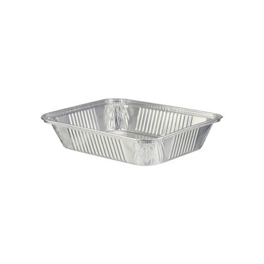 Hotpack Aluminium Container 73365, 3650 Ml, 5 Pieces, Extra-Large Jumbo Foil Pans For Bulk Catering And Roasting, Heavy-Duty Food Containers With Superior Heat Retention.