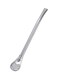 Steel Straw Spoon Reusable Silver