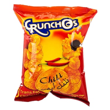 Crunchos Chili Natural Potato Chips, 25g