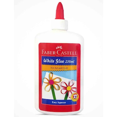 Faber-Castell White Glue Bottle, 250ml