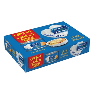 Almarai Full Fat Cheddar Cheese Tin, 56g Pack of 6