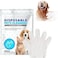 3 PCS Disposable Plant-Based Bath Wipes, Disposable Pet Cleaning Mitt Wipes, Nourish Pet Hair, Pet Grooming Wipes, Pet Cleaning Deodorant Pet Bath Wipes, Nourish Pet Hair, Clean Every Area Easily