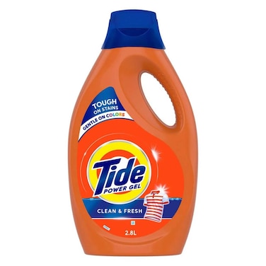 Tide Power Gel Liquid Detergent, Original, 2.8L