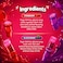 Bazooka Flip N Dip Push Pop Strawberry and Blackcurrant Candy, 25g, Pack of 12