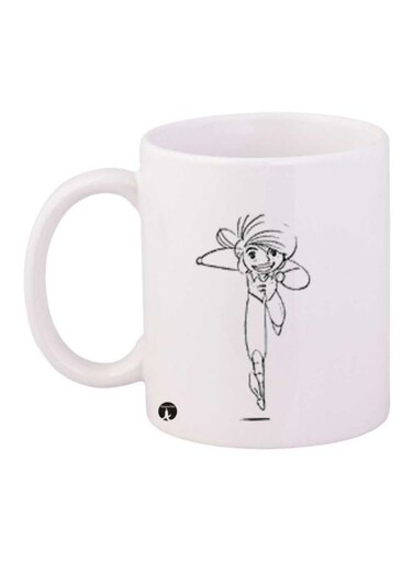 Anime Jazeerat Al Kanz Printed Mug White/Black Standard Size