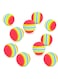 Scent House Cat Puppy Dog Pet Rainbow Toy Ball, Cat Rainbow Ball Foam Ball for Cat Hunting, Interactive Kittens Pet Toys Chasing and Exercising 10pcs