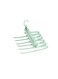 Multi Functional Pants Plastic Hanger Green 33.5x33.5cm
