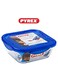 Cook&amp;Go 1.5L Square Storage Dish with Airtight Lid - Versatile Freezer-to-Oven Solution Blue 1.5Liters