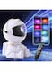 NIBEMINENT Astronaut Galaxy Projector Lamp Stand Star Projector Night Light with Timer,Remote Control and 360 Adjustable Design Universe Nebule Projectors,for Kids Adults Childs Bedroom Living Room