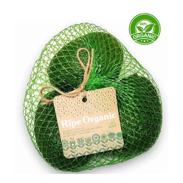 Ripe Organic Avocados 550g