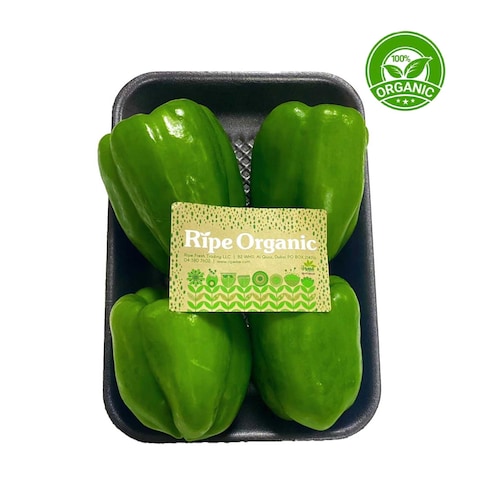 Ripe Organic Capsicum Green 500g