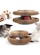 EOPTIFY Magic Organ Cat Scratcher Board, Foldable Scratch Pad with Ball, Kitten Cardboard Scratching Board, Claw Grinding Interactive, Toy Cat Toys for Indoor Cats