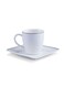 Home Empire Porcelain Tea Cup Saucer 220Ml -White