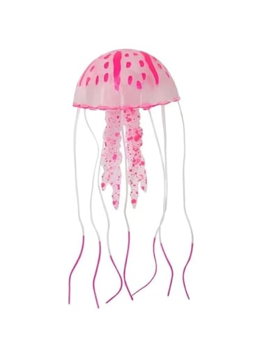 ZDALQDMJ Fish Tank Decorations Fish Tank Decor Jellyfish Aquarium Glowing Fish Tank Decorations Fish Tank Accessories Jellyfish Aquarium Ornament Turtle Tank Fake Fish Plants(6 Pieces)