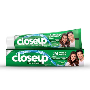 Closeup Triple Fresh Gel Toothpaste Menthol Fresh, 120ml
