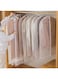 5 Pack Hanging Garment Bags Dustproof Clothes Cover with Zipper Long Plastic Storage Cover Breathable Thicken Suit Dust Cover Sealed Clothes Protector for Dress Gowns Coats Sweater（60CM*120CM）
