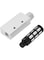 Walfront Vacuum Generator with Silencer, CV-20HS Aluminum Alloy Pneumatic Air Exhaust Vacuum Generator Vacuum Ejector Precision Threads with Silencer