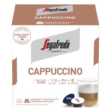 Segafredo Cappuccino Capsule 10 Capsules, 10.8g