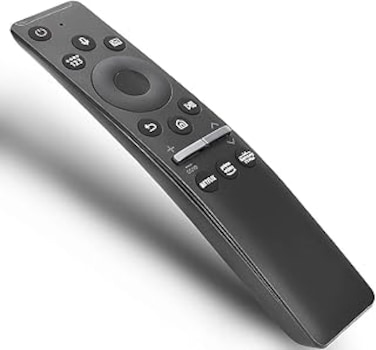 Universal Voice Remote Control for Samsung TV Remote All Samsung LED QLED UHD SUHD HDR LCD HDTV 4K 3D Curved Smart TVs, with Shortcut Buttons for Netflix, Prime Video, Samsung Plus
