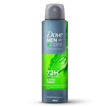 Dove Men+Care Antiperspirant Deodorant Spray, Extra Fresh, 150ml