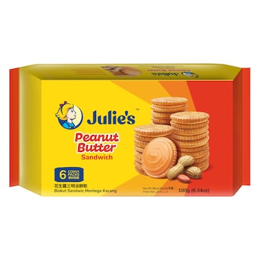 Julie's Peanut Butter Sandwich Biscuit, 180g