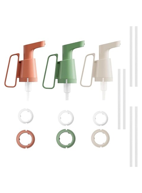 3Pcs Ketchup Dispenser Pump, Multifunctional Sauce Pump Dispenser, Ketchup Pumps for Syrup Sauce Bottles, Condiment Bottle Pump Dispenser, Oyster Sauce Squeezer