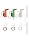 3Pcs Ketchup Dispenser Pump, Multifunctional Sauce Pump Dispenser, Ketchup Pumps for Syrup Sauce Bottles, Condiment Bottle Pump Dispenser, Oyster Sauce Squeezer