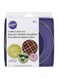 4-Piece Circle Nesting Cookie Cutter Set Silver Cutter 1x2.5, Cutter 1x3.25, Cutter1x4.25, Cutter 1x5.25inch