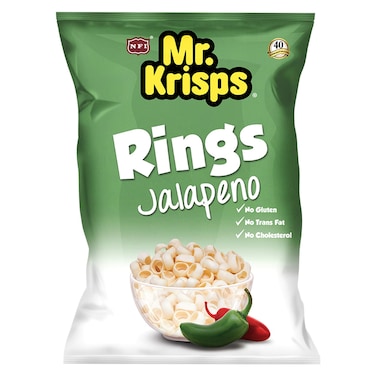 NFI Mr. Krisps Jalapeno Rings, 80g