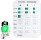 NALACAL Magnetic Dog Feeding Reminder, 3 Times A Day, Firmly Mount for Avoid Overfeeding, Cat Feeding Reminder Chart Track with Magnets Titles and Double-Sided Adhesive