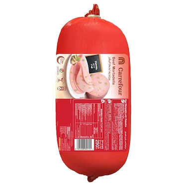 Carrefour Pistachio Beef Mortadella Roll, 250g