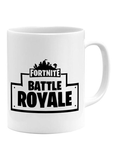 Battle Royale Printed Coffee Mug White/Black