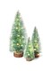 3pcs Small Christmas Tree with Lights, Mini Christmas Tree Table Top Decorations, Desktop Miniature Pine Tree Xmas Holiday Decor,
