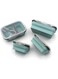 Auroware School Lunch box Set 4 Collapsible Space serving Dishwasher safe Microwave safe Easy to clean