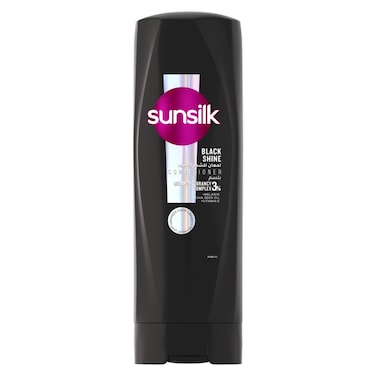SUNSILK Conditioner, Black Shine, 350ml