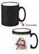 Color Changing Heat Sensitive Ceramic Mug, Image Revealed When HOT Liquid is Added! Rabbit