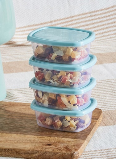 4-Piece Spectra Container Set Clear 4x9cm