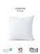 Bedding Throw Pillows Insert Cushion Filler Outer Cover HD Microfiber Filling 500 grams Ultra Soft Fiber Size 50x50cm , 20x20inch Cushion Inserts Home Decor White (Pack of 1)