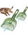 Joyzzz Cat Litter Scoop, 2PCS Portable Kitty Litter Scoop with Holes, Fast Sifting Litter Scoop with Handle End Hole, Easy to Hang or Store Upright, Cat Litter Cleaning Tools for Cat Litter Box