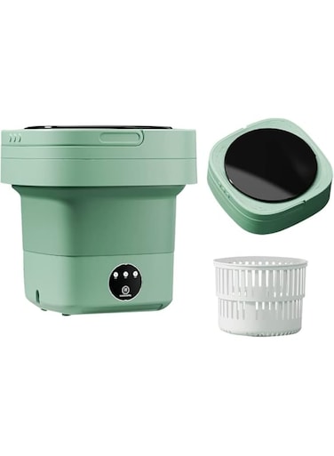 Fohome Portable Washing Machine,Foldable Mini Washing Machine, Small Washing Machine for Underwear, Baby Clothes, or Small Items, Suitable for Apartments, Dormitories, Camping, Travel